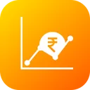 Free Grafico Dinero India Icono