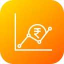 Free Grafico Dinero India Icono