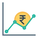 Free Grafico Dinheiro Indiano Ícone