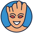 Free Groot Maravilla Arbol De Lucha Icono