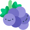 Free Grapes New Year Party Icon