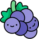 Free Grapes New Year Party Icon