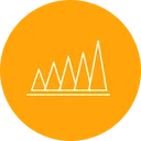 Free Graph Peak Value Icon