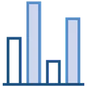 Free Data Analytics Graph Diagram Icon