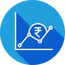 Free Graph Money Indian Icon