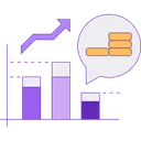 Free Graph Money Stocks Icon