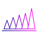 Free Graph Peak Value Icon