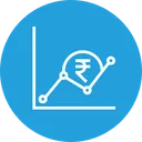 Free Graph Money Indian Icon