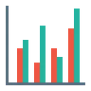 Free Ligne Barre Graphique Icon