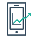 Free Mobile Marketing Croissance Icône