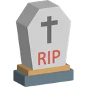 Free Gravestone Holy Cross Grave Icon