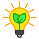 Free Green Electricity  Icon