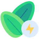 Free Green Energy Power Electricity Icon