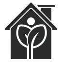 Free Green House Building Icon