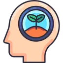 Free Green Think  Icon