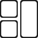 Free Grid Sidebar Right Icon