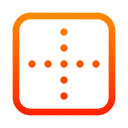 Free Grid Dots Outer Align Layout Icon