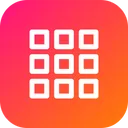 Free Grid Application Menu Icon