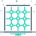 Free Grid Pattern Design Icon