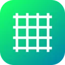 Free Grille Ligne Rationalisation Icon