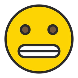 Free Grimacing Face Emoji Icon