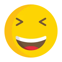 Free Grinning Squinting Face Emoji Icon