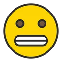 Free Artboard Grimacing Face Smile With Teeth Icon