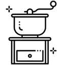 Free Grinder Coffee Machine Icon