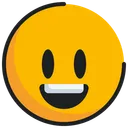 Free Emoticon Emoji Grinning アイコン