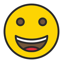 Free Grinning Face Emoji Icon