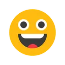 Free Grinning Face Emotion Emoticon Icon