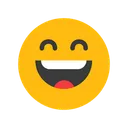 Free Grinning Face With Smiling Eyes Emotion Emoticon Icon