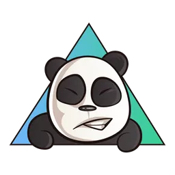 Free Grinning Panda  Icon