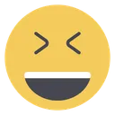 Free Grinning Squinting Happy Emojis Icon