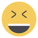 Free Grinning Squinting Happy Emojis Icon