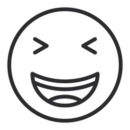 Free Grinning Squinting Face Emoji Icon