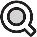 Free Group Search Magnifier Icon