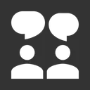 Free Discussion Meeting Icon