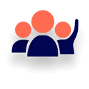 Free Group Attendance People Icon