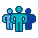 Free Group Together Friends Icon