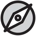 Free Group Compass Direction Icon