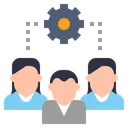 Free Group Cluster Collection Icon