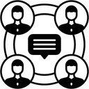 Free Groupe Equipe Collaboration Icône