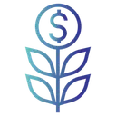 Free Growing Grow Money Icon