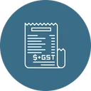 Free Gst Bill Tax Icon