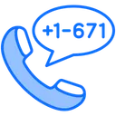 Free Guam Country Code Icon