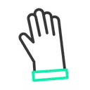 Free Guantes Guantes De Goma Quimica Icon