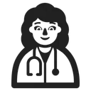 Free Salud Trabajador Alto Icono