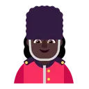 Free Guardia Plano Oscuro Icono