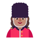 Free Guardia Plana Media Icono